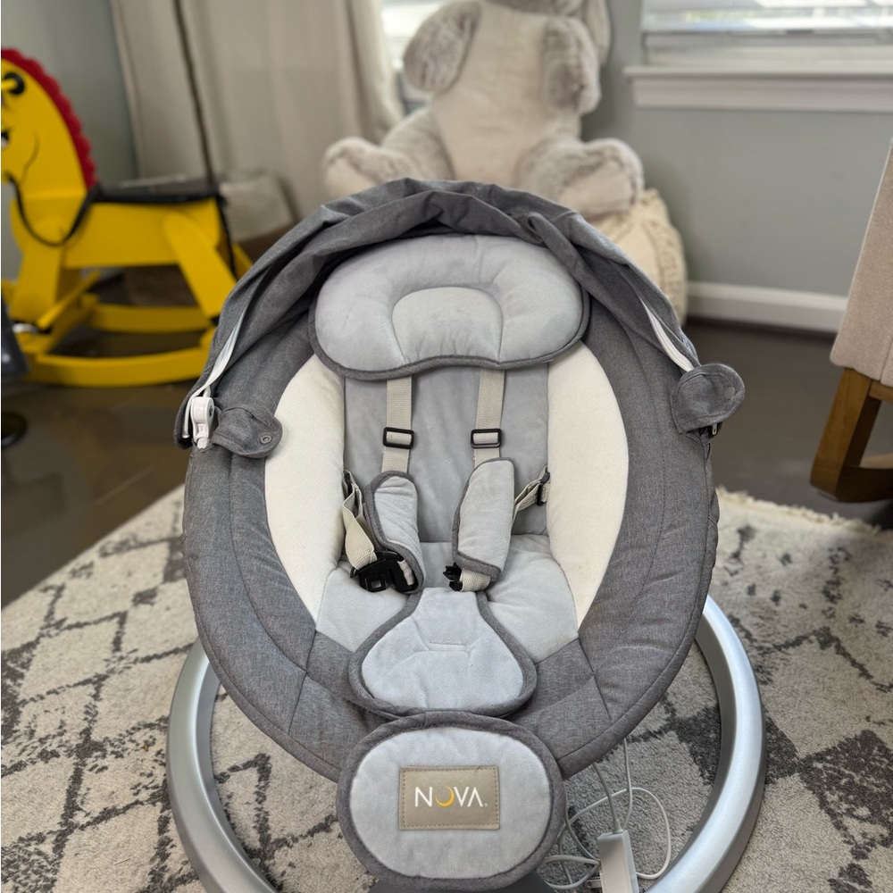 Gray Baby Swing